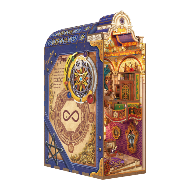 Magical Library DIY Book Nook Kit-Book Nook World