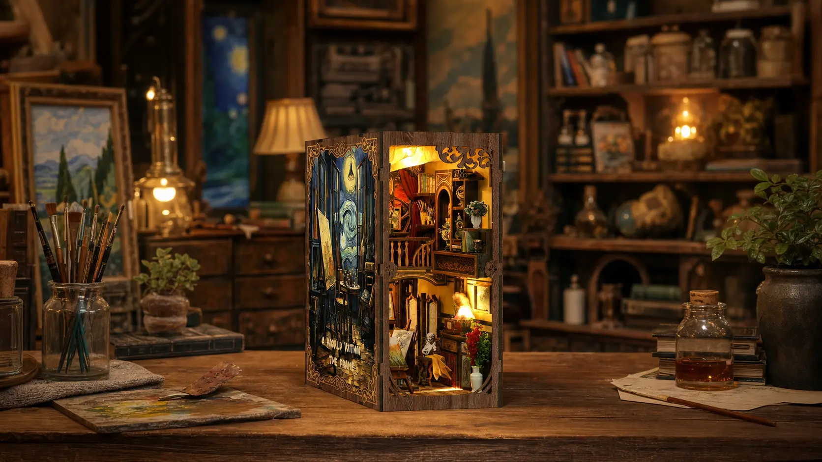 A Quiet Night in the Artist’s Little Loft