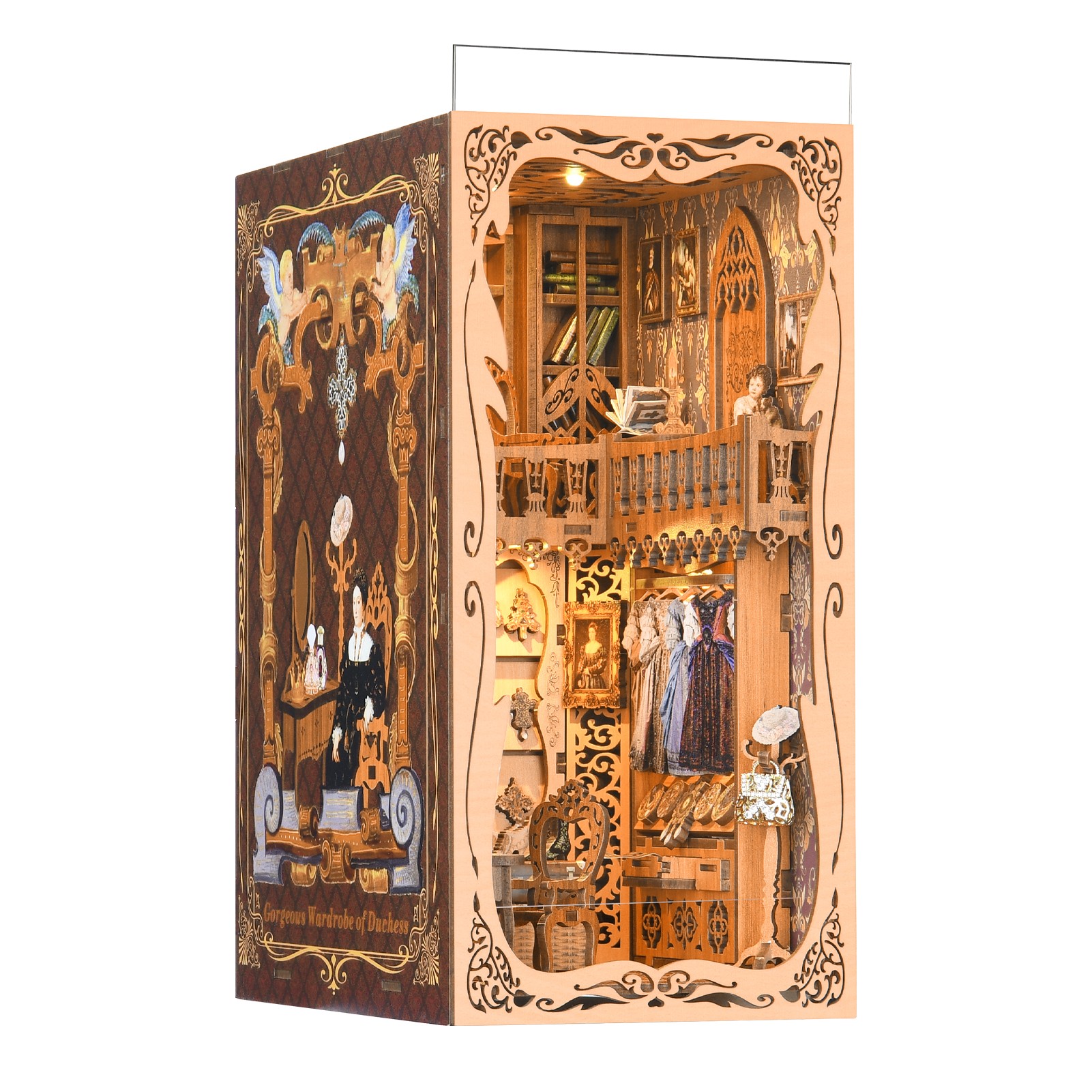 Wardrobe of Duchess DIY Book Nook Kit -Book Nook World