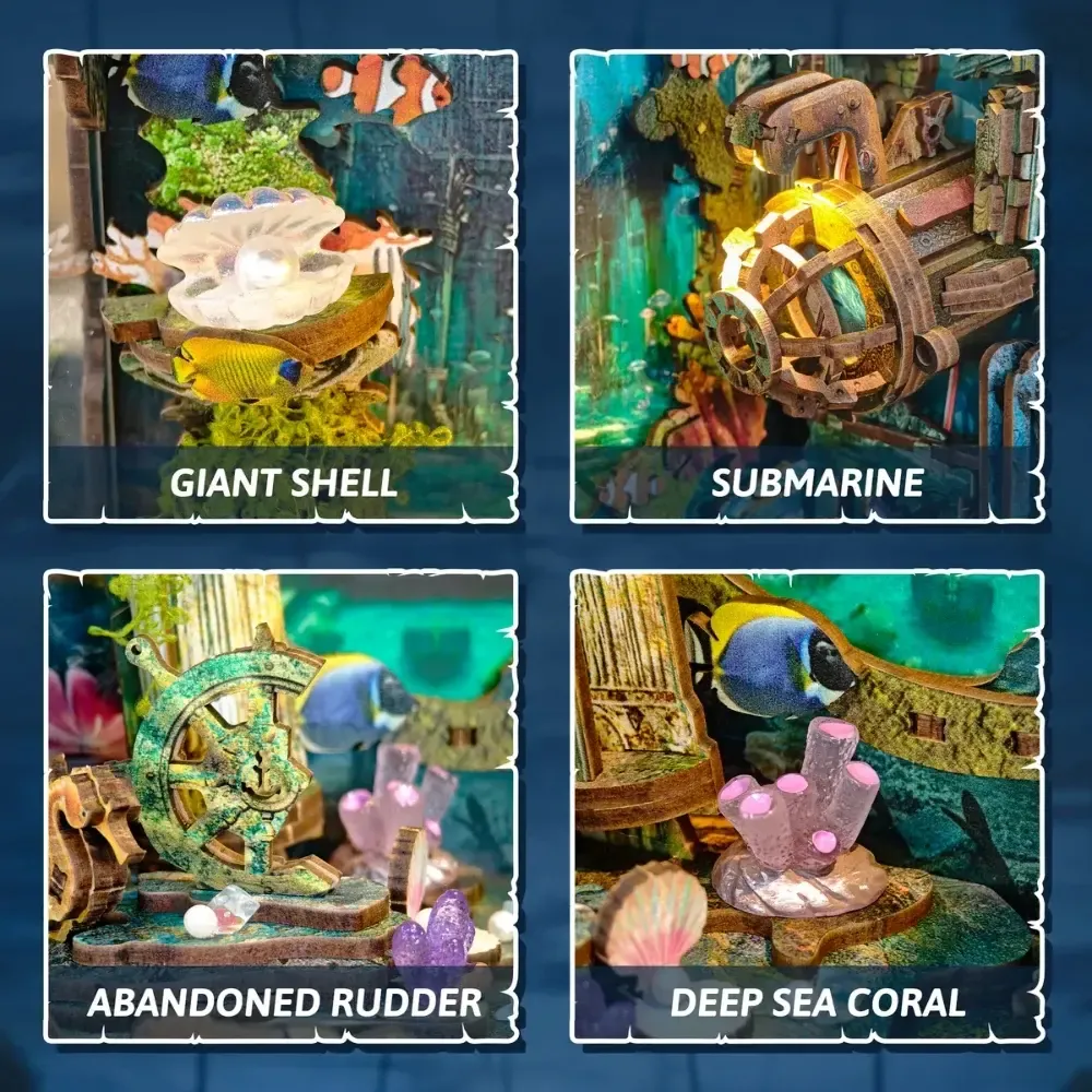 Vivid Sunken Atlantis Underwater Scene
