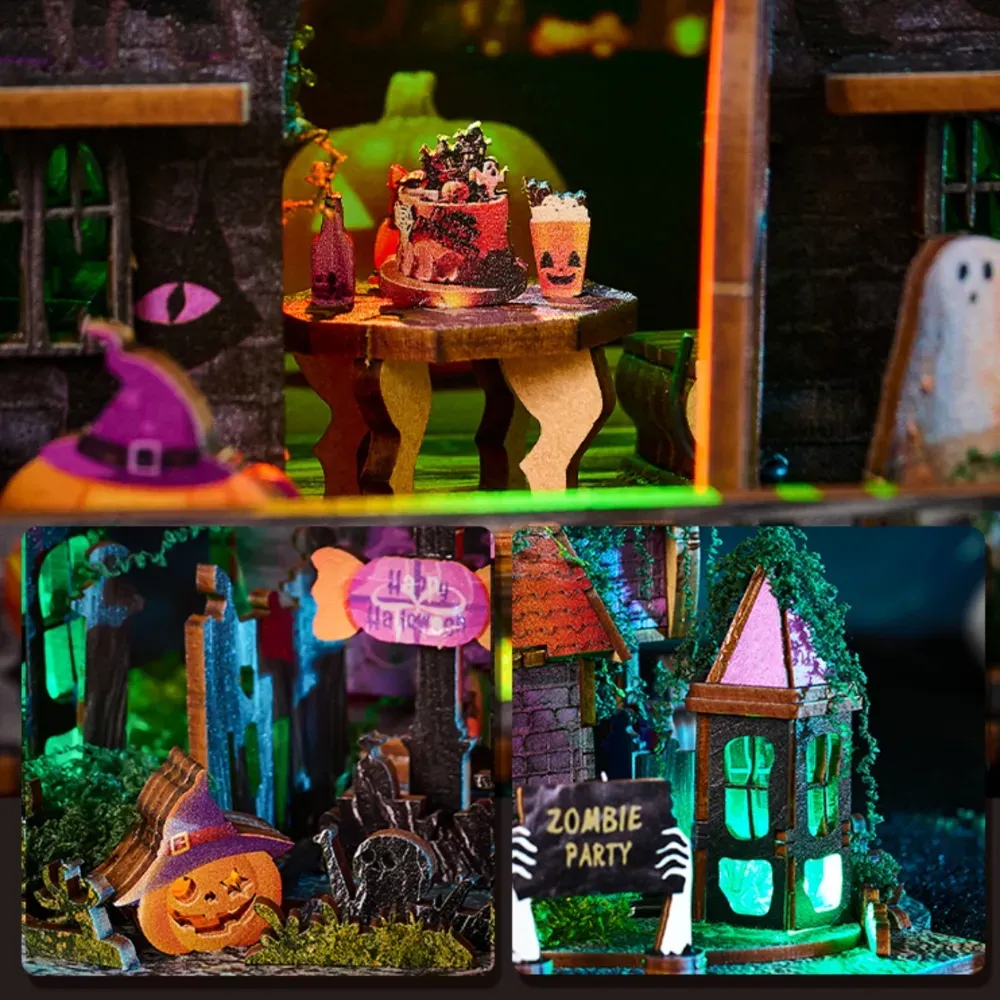 Spooky Themed Halloween Mini Scene