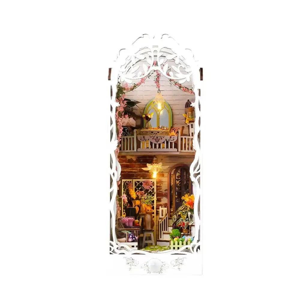 Bouwdetails van Bloemenhuis DIY Boekenhoekje Kit