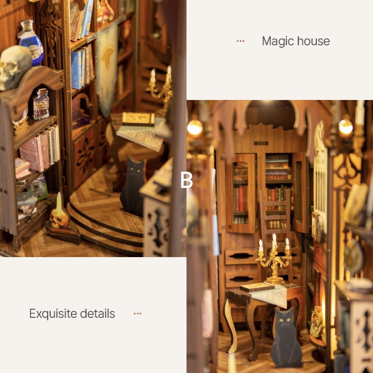 Magic Library DIY Book Nook Kit-Book Nook World