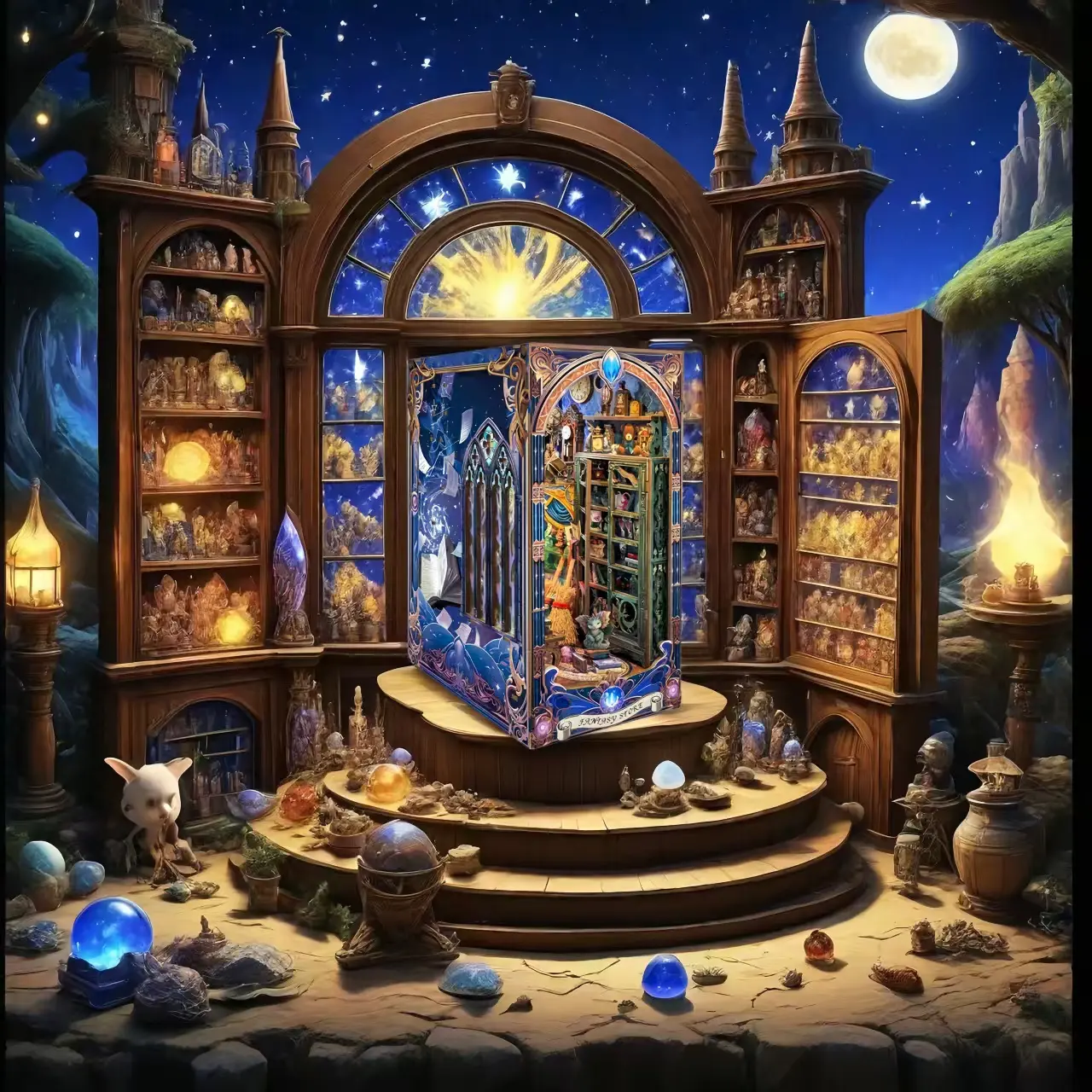 Fantasy Store DIY Book Nook Kit