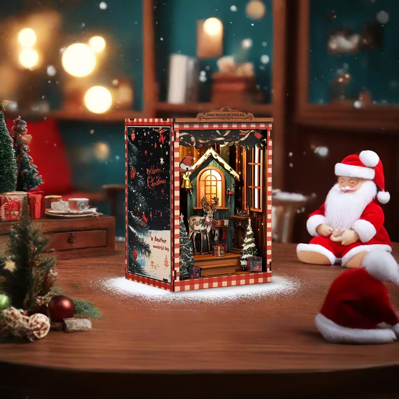 Snow Realm Wei Pavilion DIY Book Nook Kit