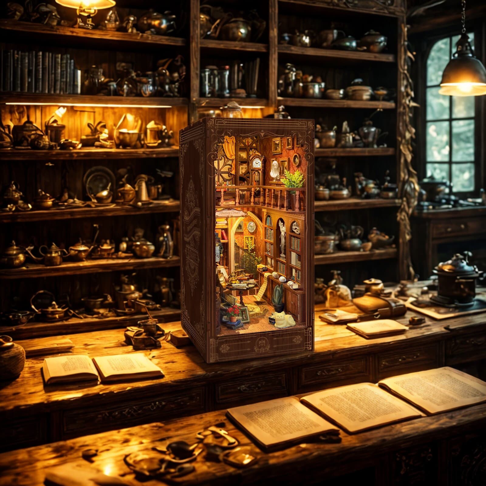 Timeworn Library DIY Book Nook Kit