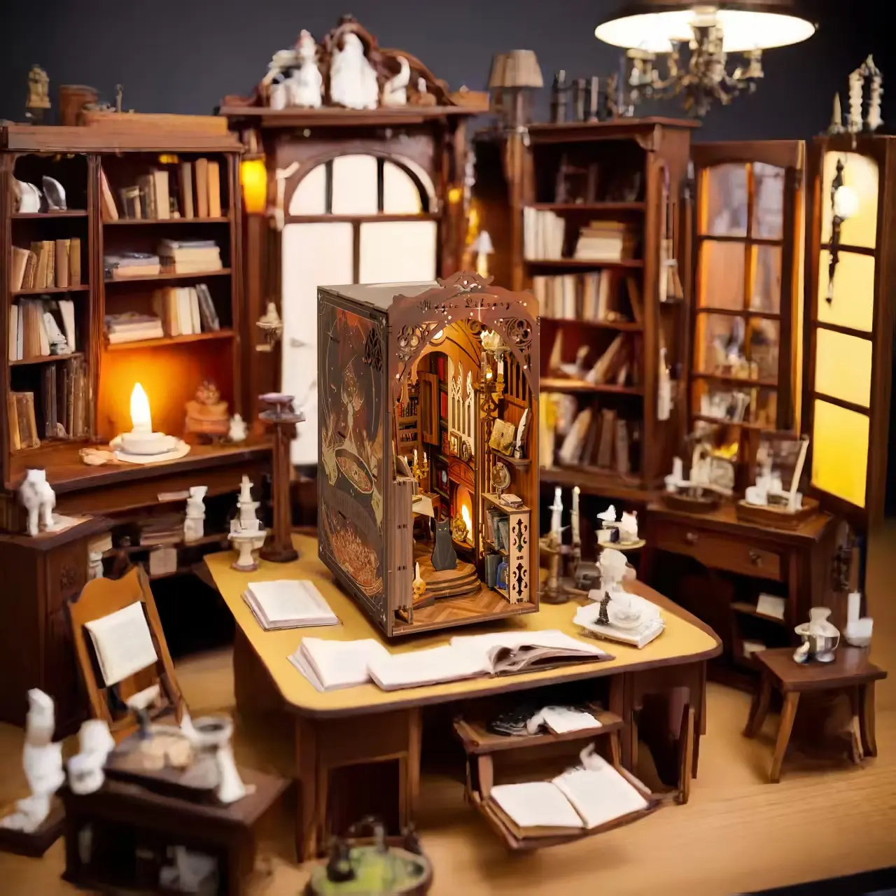 Magic Library DIY Book Nook Kit