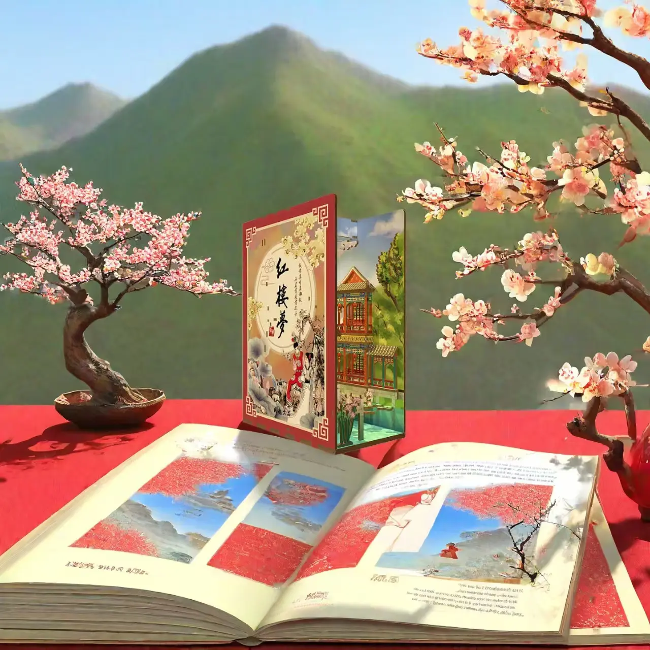 Dream of Red Mansions DIY Book Nook Kit