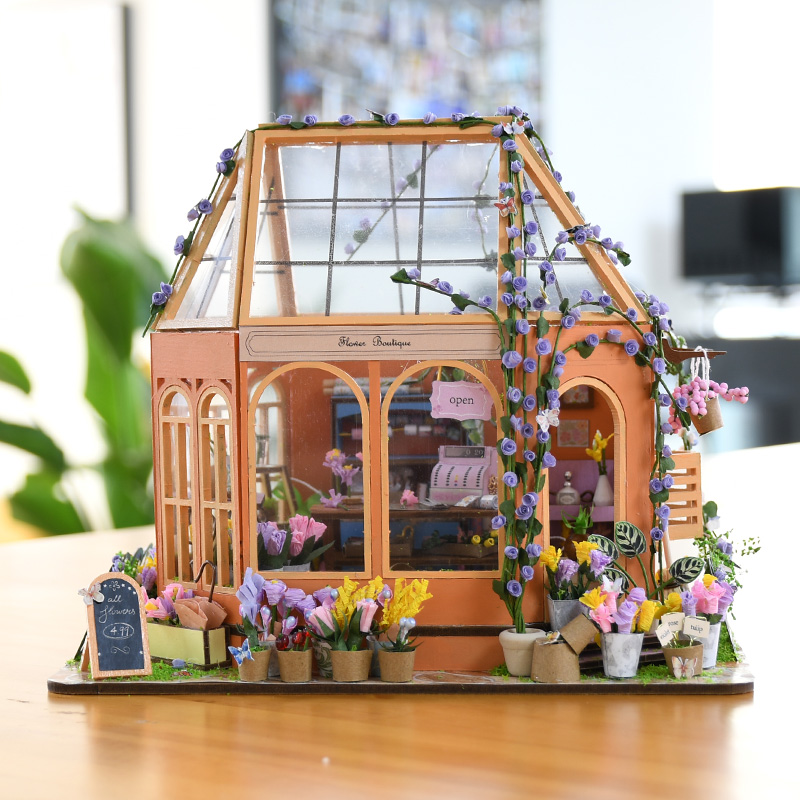 Flower Boutique DIY Miniature Kit-Book Nook World
