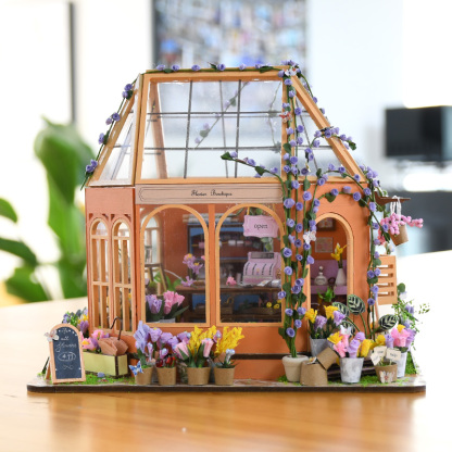 Flower Boutique DIY Miniature Kit-Book Nook World