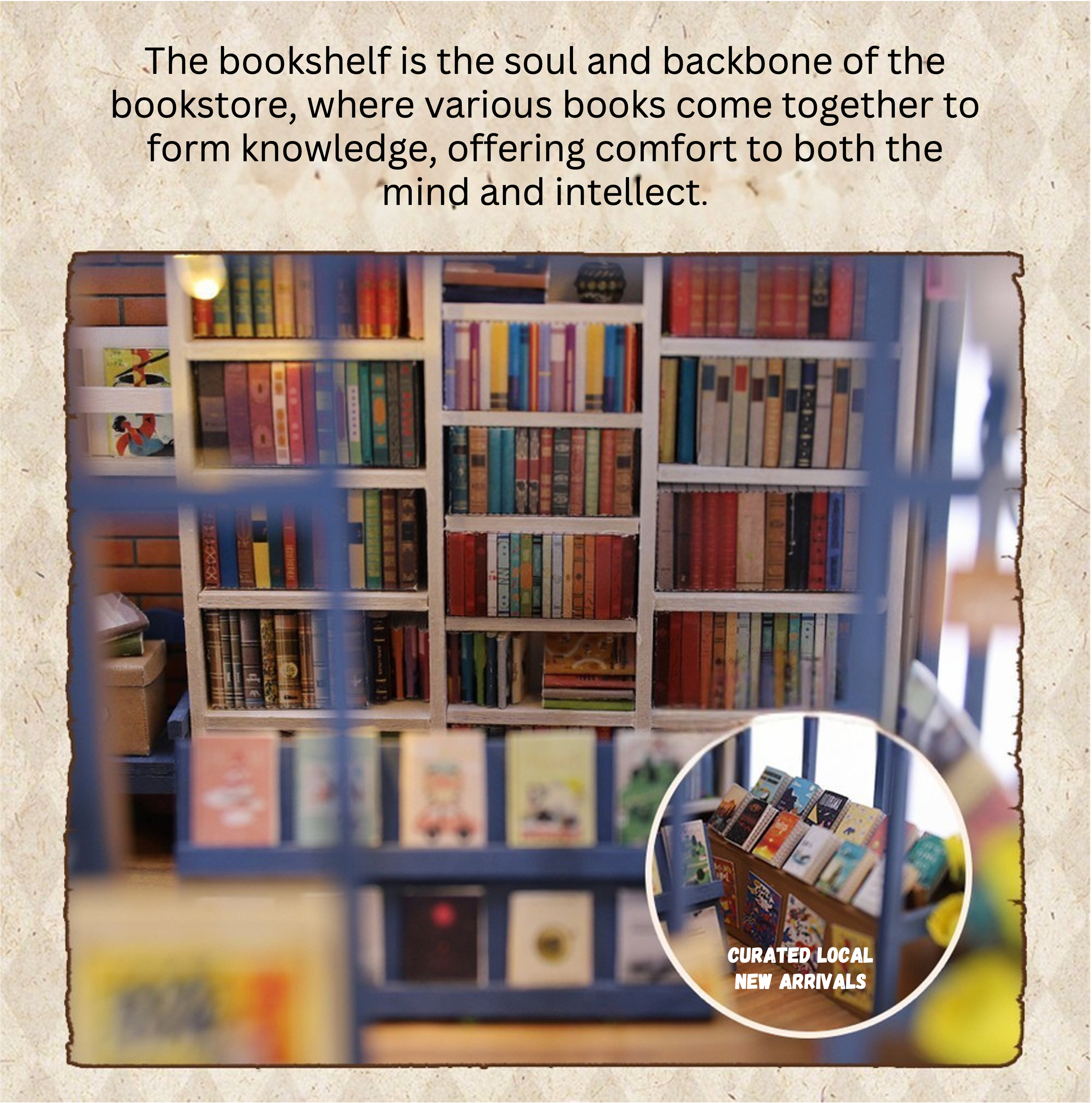 The Bookshop DIY Miniature Kit-Book Nook World