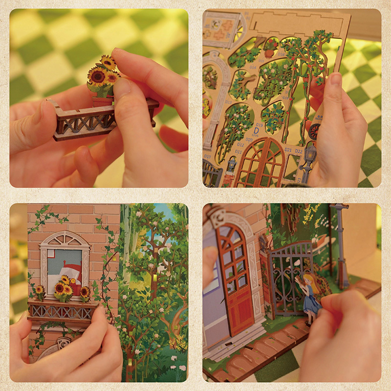 The Secret Garden DIY Book Nook Kit-Book Nook World