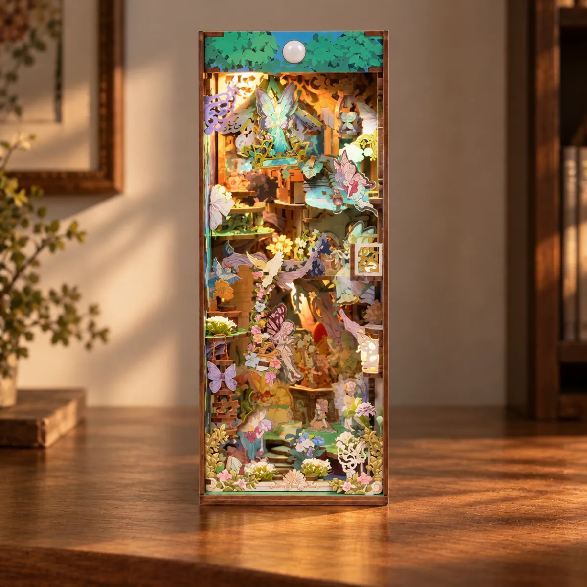Een Midzomernachtsdroom DIY Boekenhoekset met het licht aan
