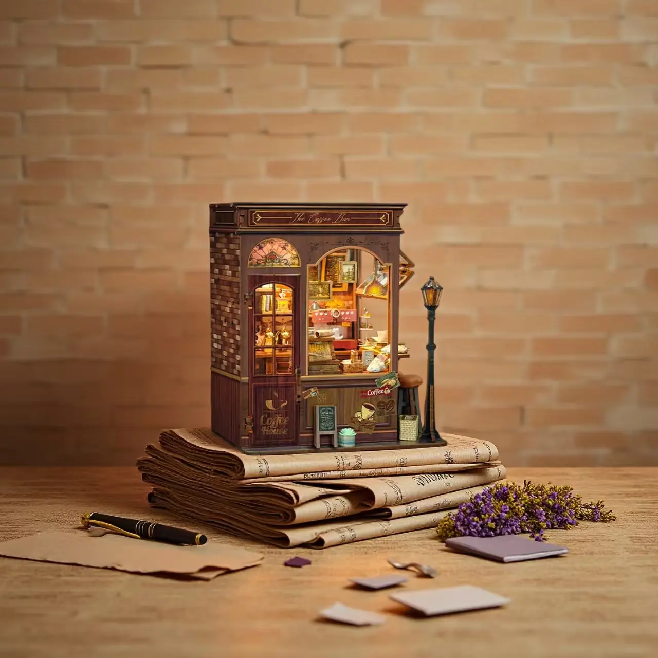 Morning Mist Café DIY Book Nook Kit