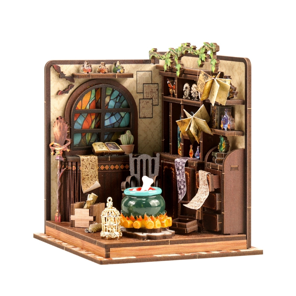 Magic Potion Workshop DIY Mini House Kit | DIY Miniature Kit-Book Nook World
