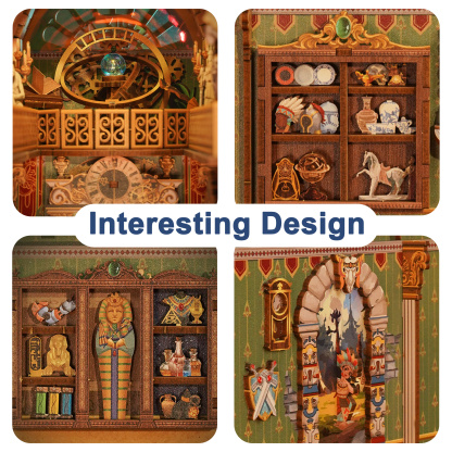Spacetime Museum DIY Book Nook Kit (With Dust Cover)-Book Nook World
