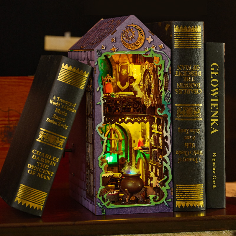 Mystic Theurge’s Hut DIY Book Nook Kit-Book Nook World