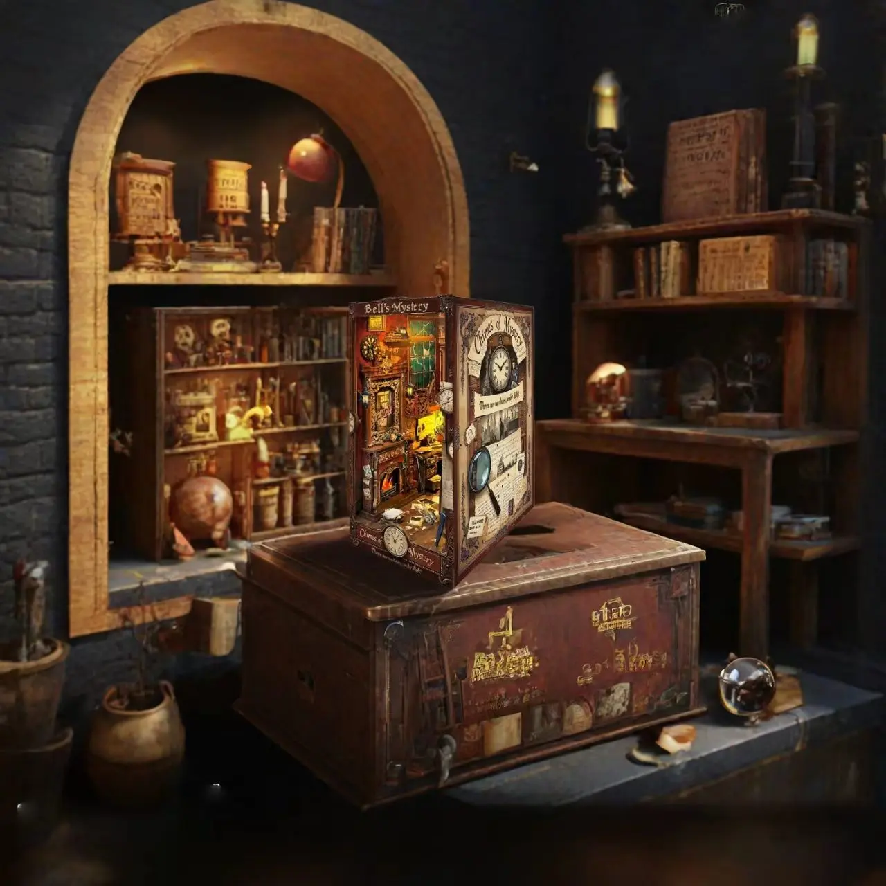 Chimes of Mystery DIY Book Nook Kit 