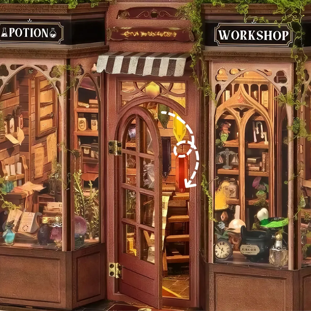 Interactive Openable Workshop Door