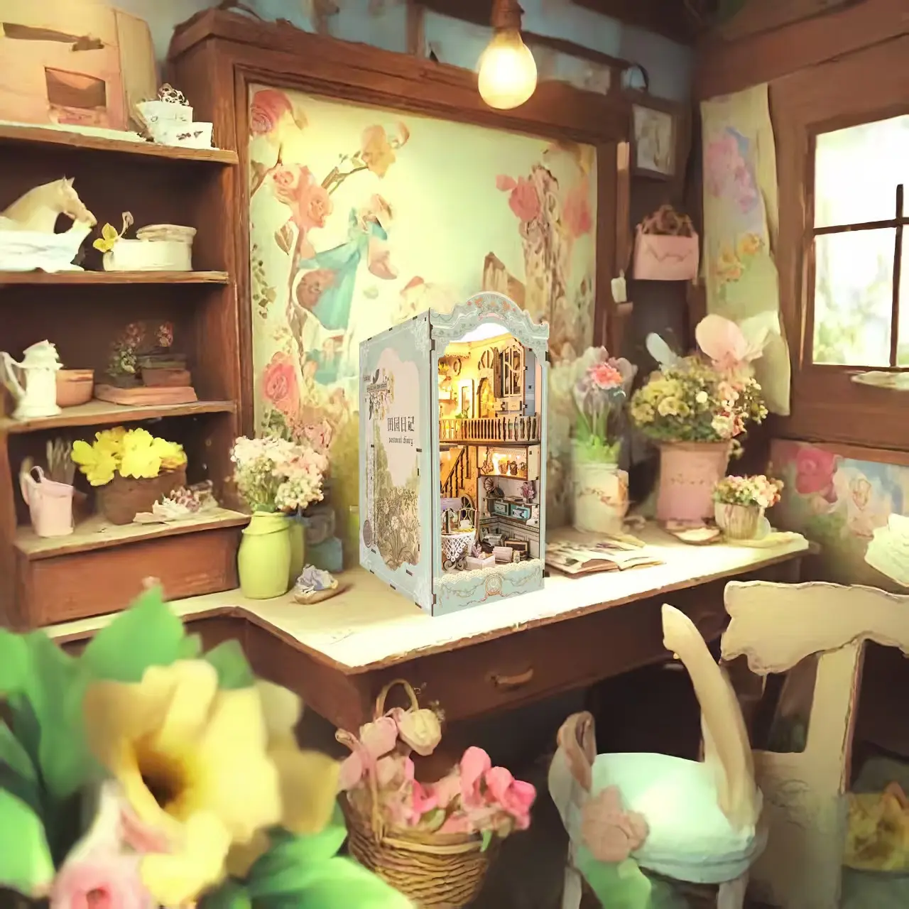 Pastoral Style DIY Book Nook Kit