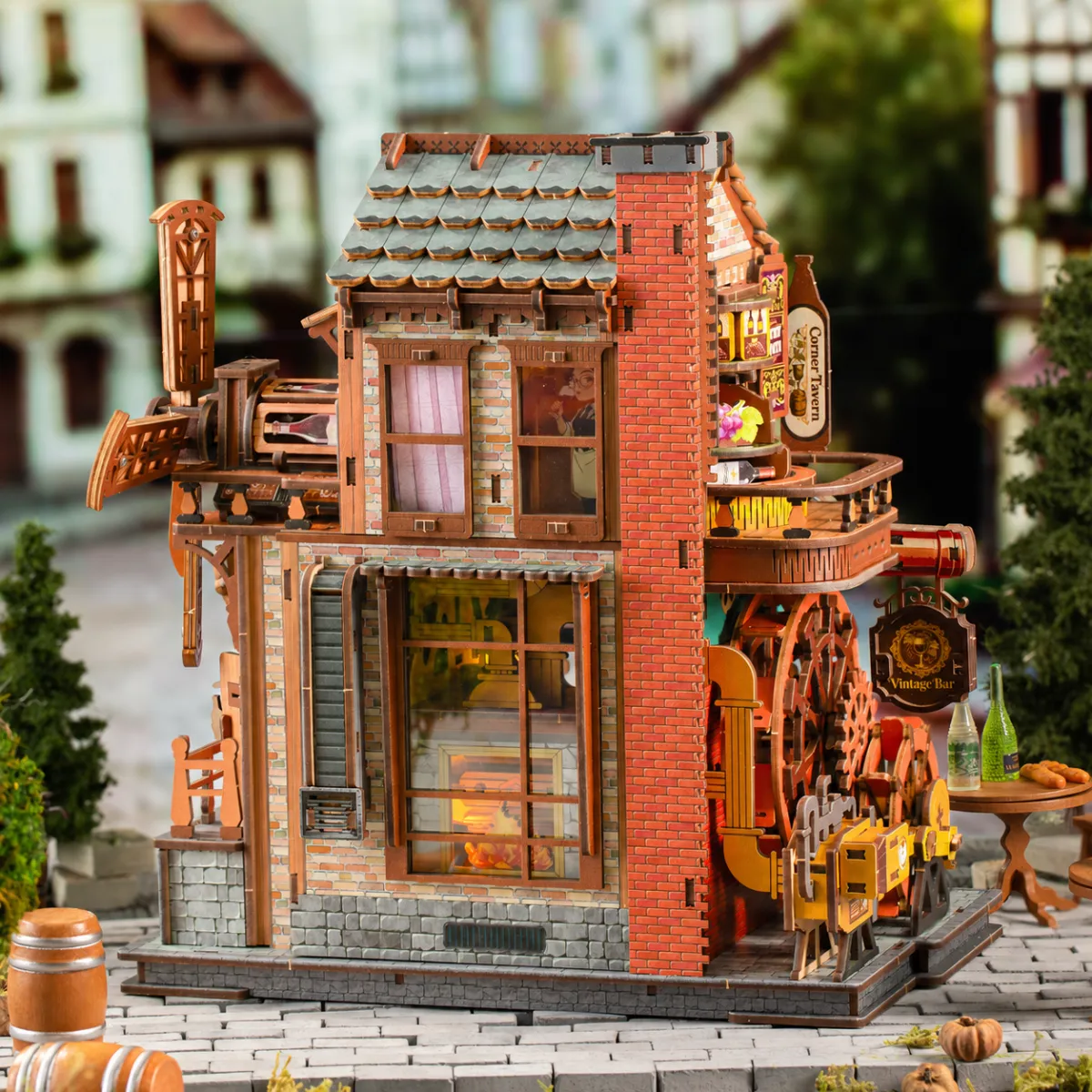 A 360° European Village House