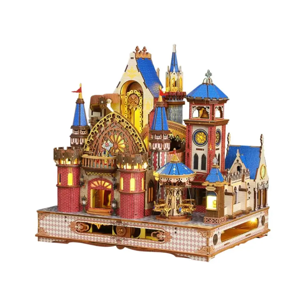 Annecy Castle DIY Miniature Architecture Kit ｜ 3D Wooden Mechanical Puzzles