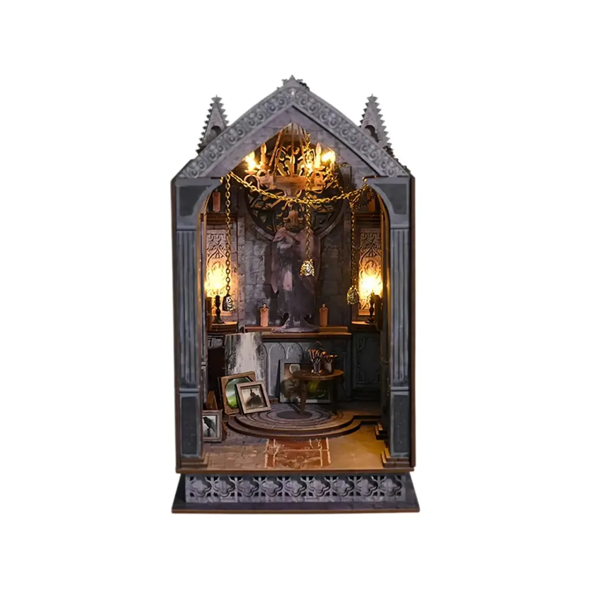 Quiet Night Prayer DIY Book Nook Kit build details