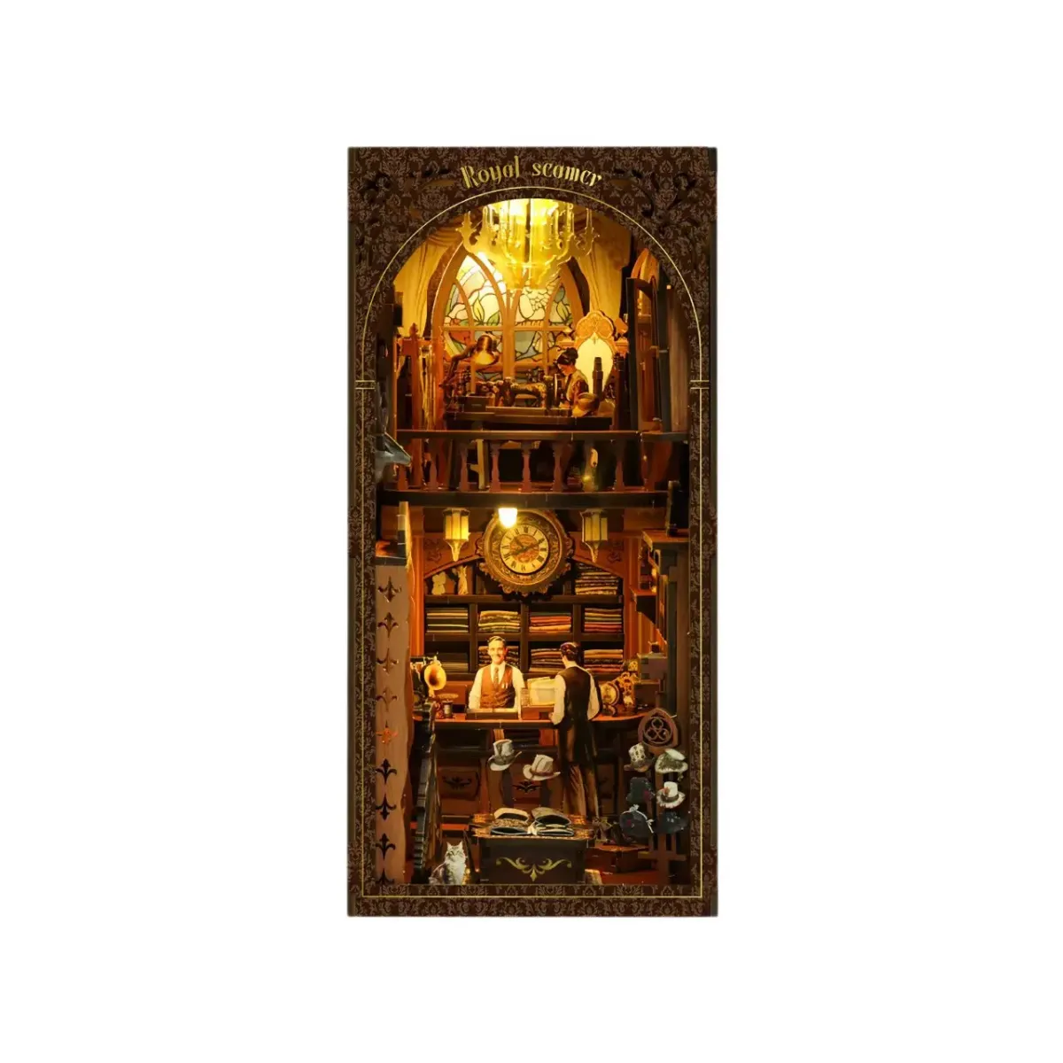 Royal Seamer DIY Book Nook Kit build details