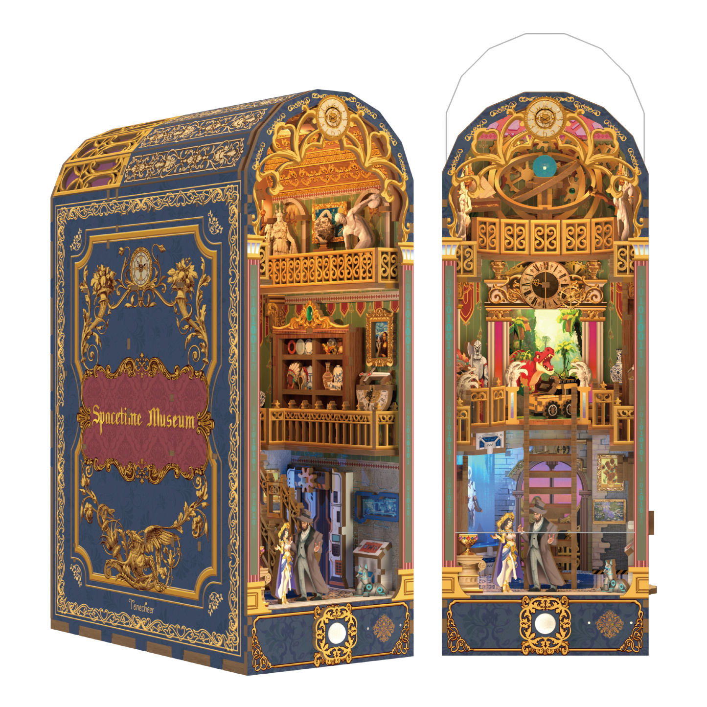 Spacetime Museum DIY Book Nook Kit (With Dust Cover)-Book Nook World