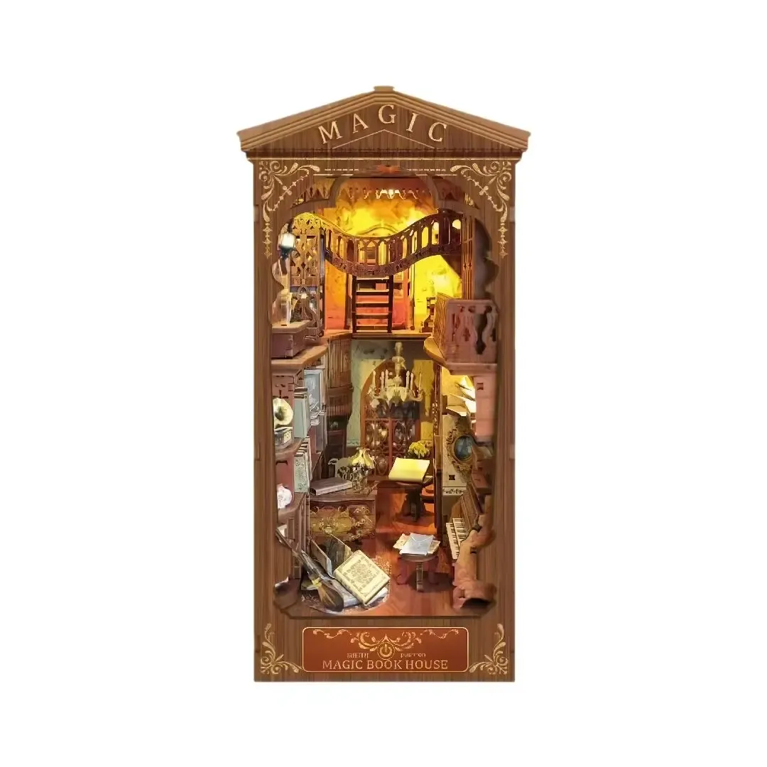 Bouwdetails van Magisch Boek Huis DIY Boekenhoekje Kit