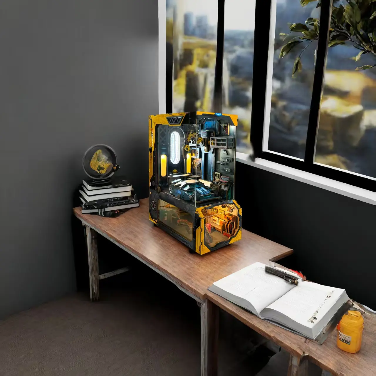 Automobile Workshop DIY Book Nook Kit