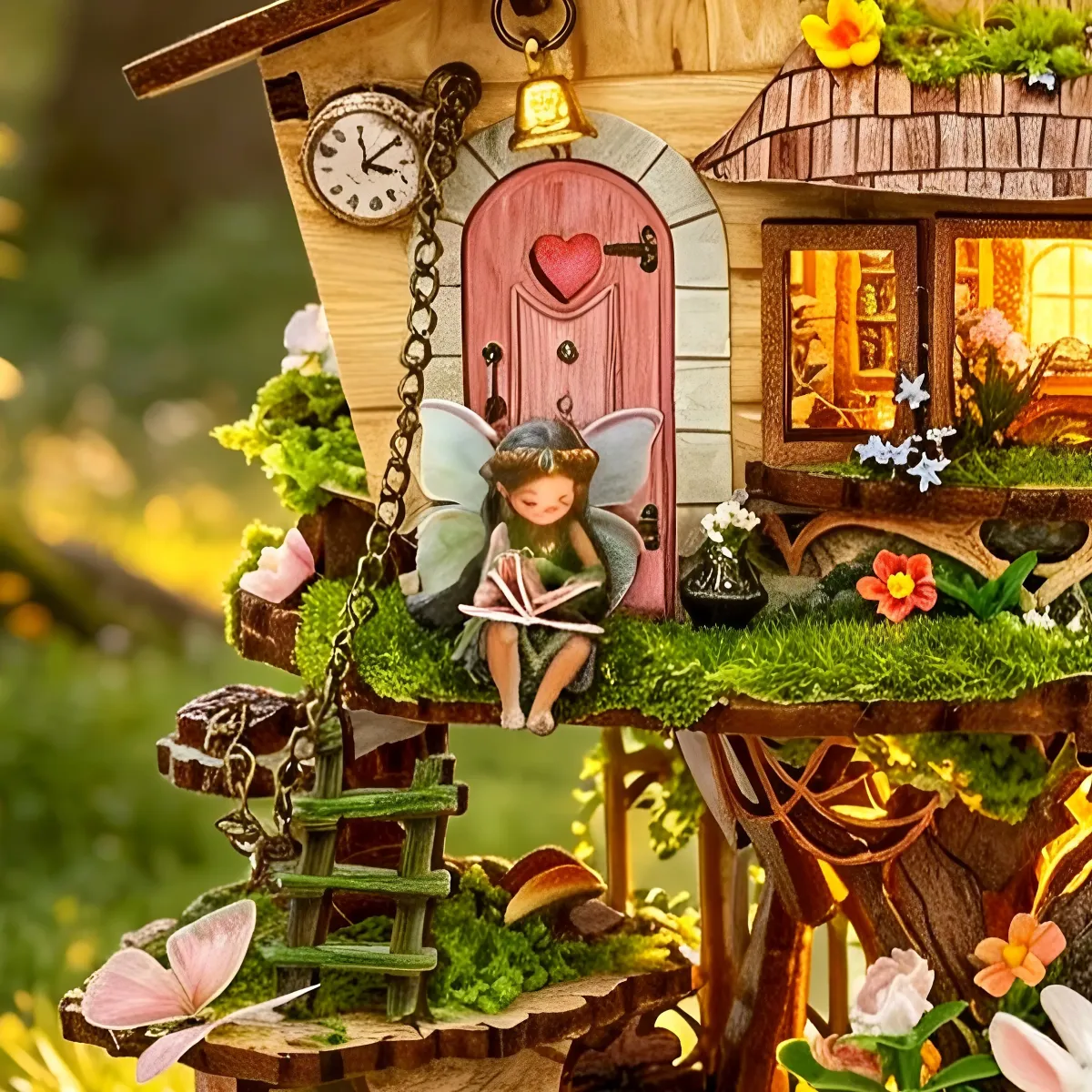 Tiered Treehouse Balcony Layout