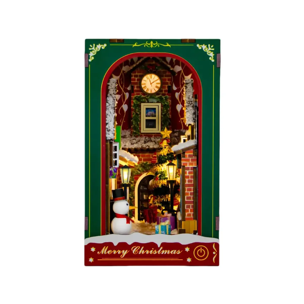 Enchanted Christmas DIY Book Nook Kit build details