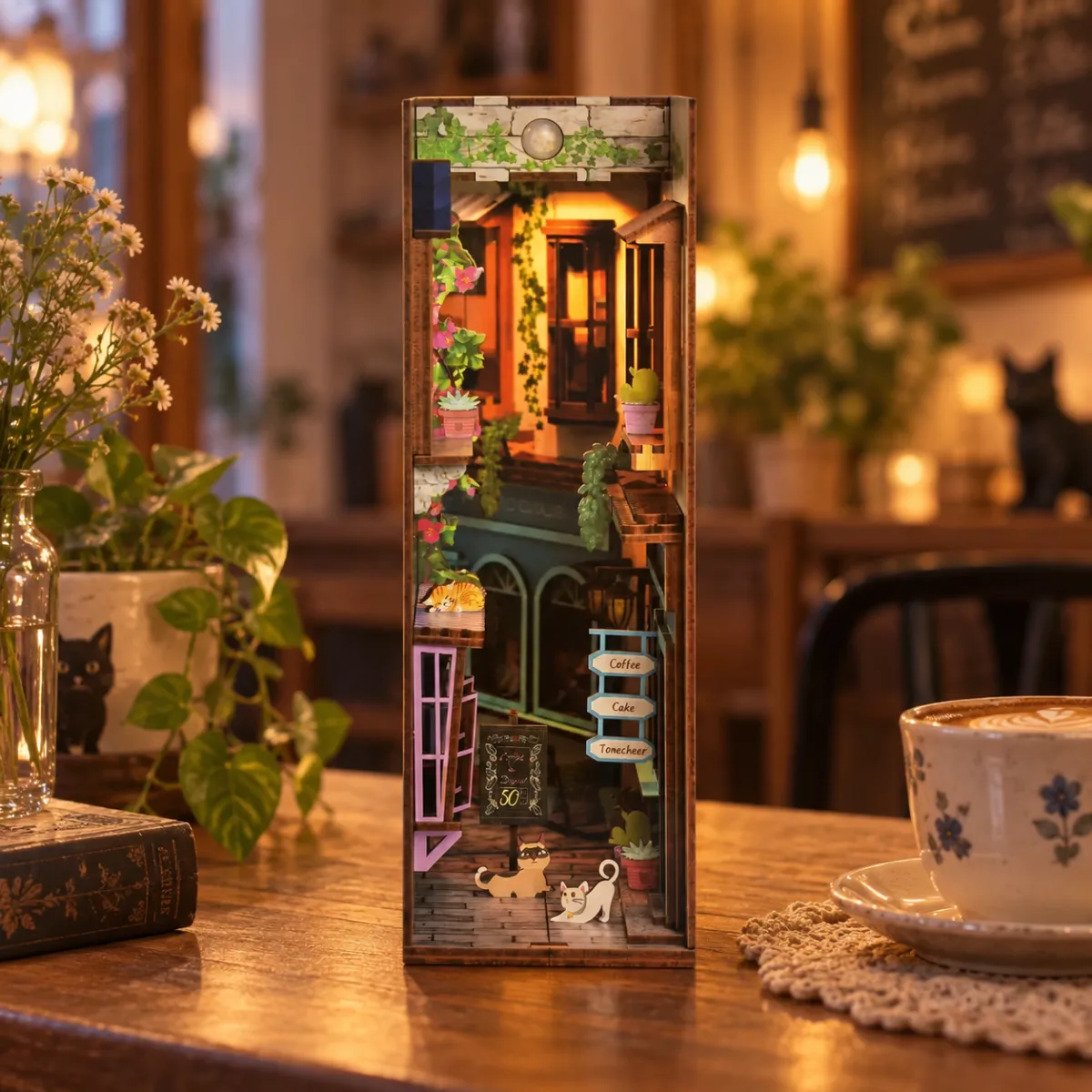 Romantic Island Café Scene