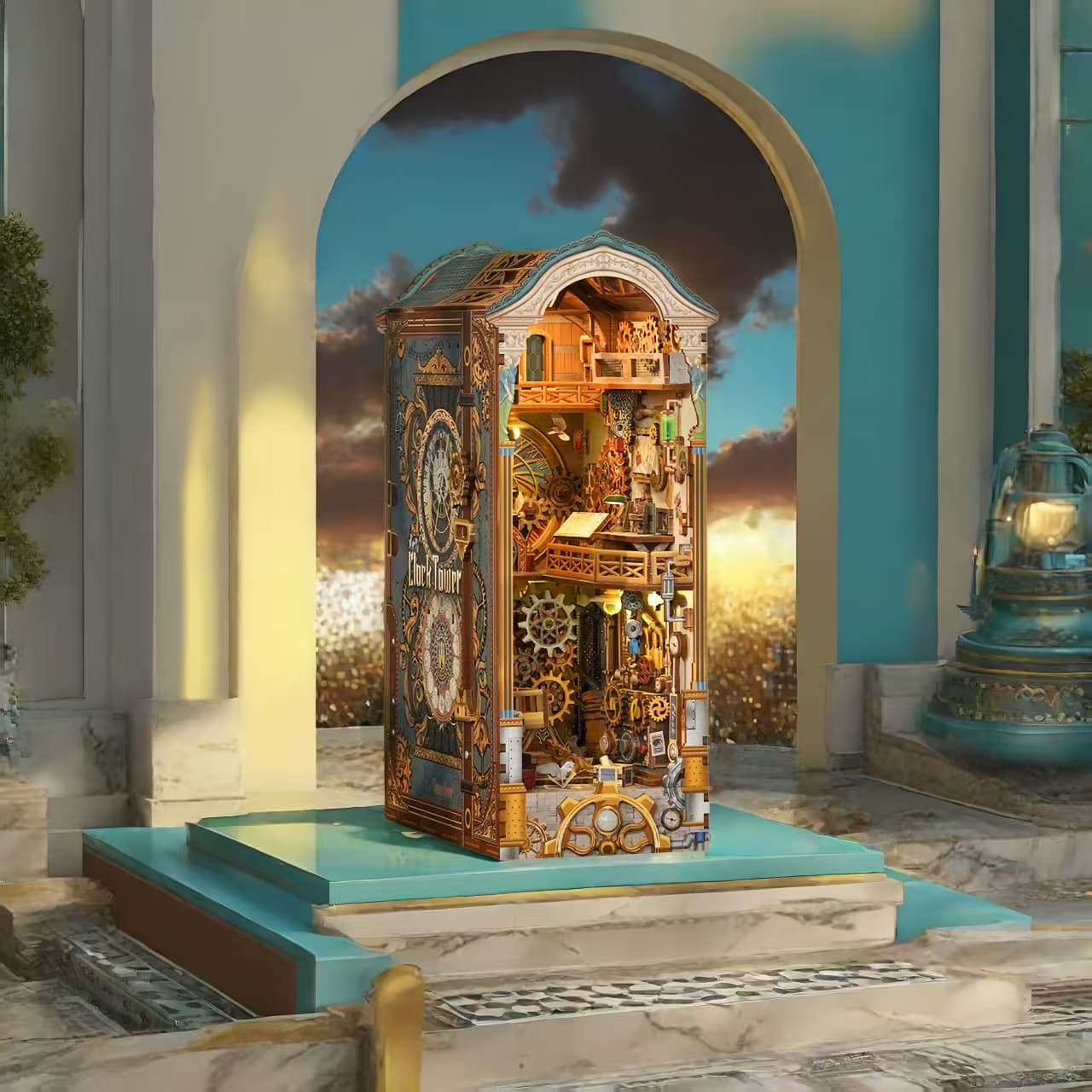 Clock Tower DIY Book Nook Kit