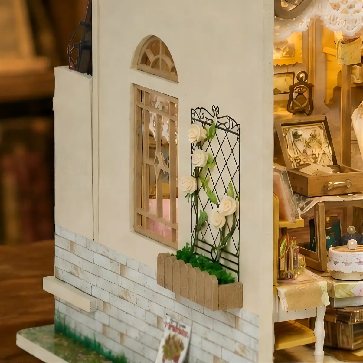 Façade de boutique de style cottage charmante