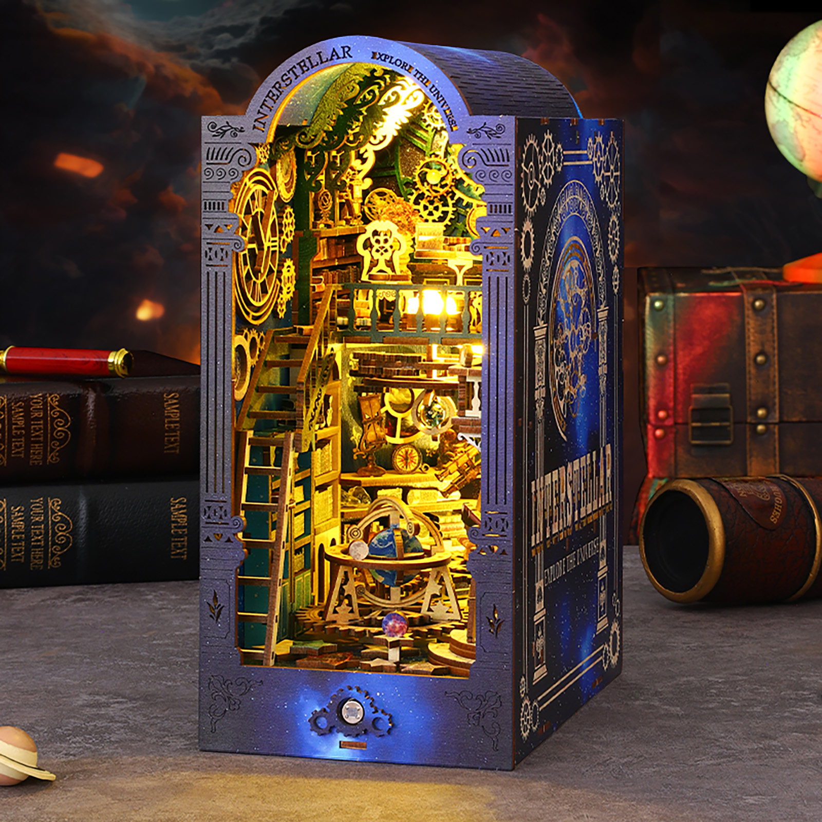 Interstellar DIY Book Nook Kit-Book Nook World