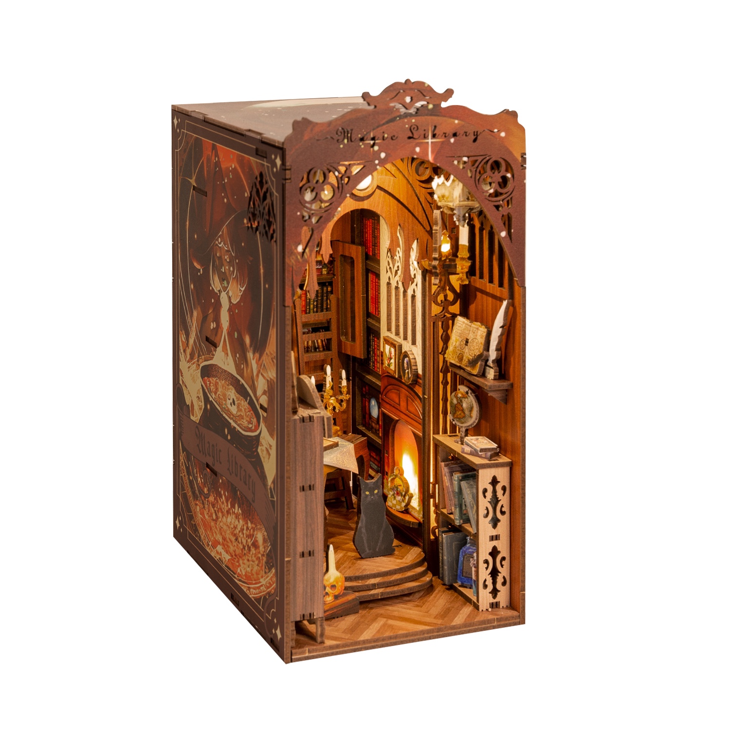 Magic Library DIY Book Nook Kit-Book Nook World