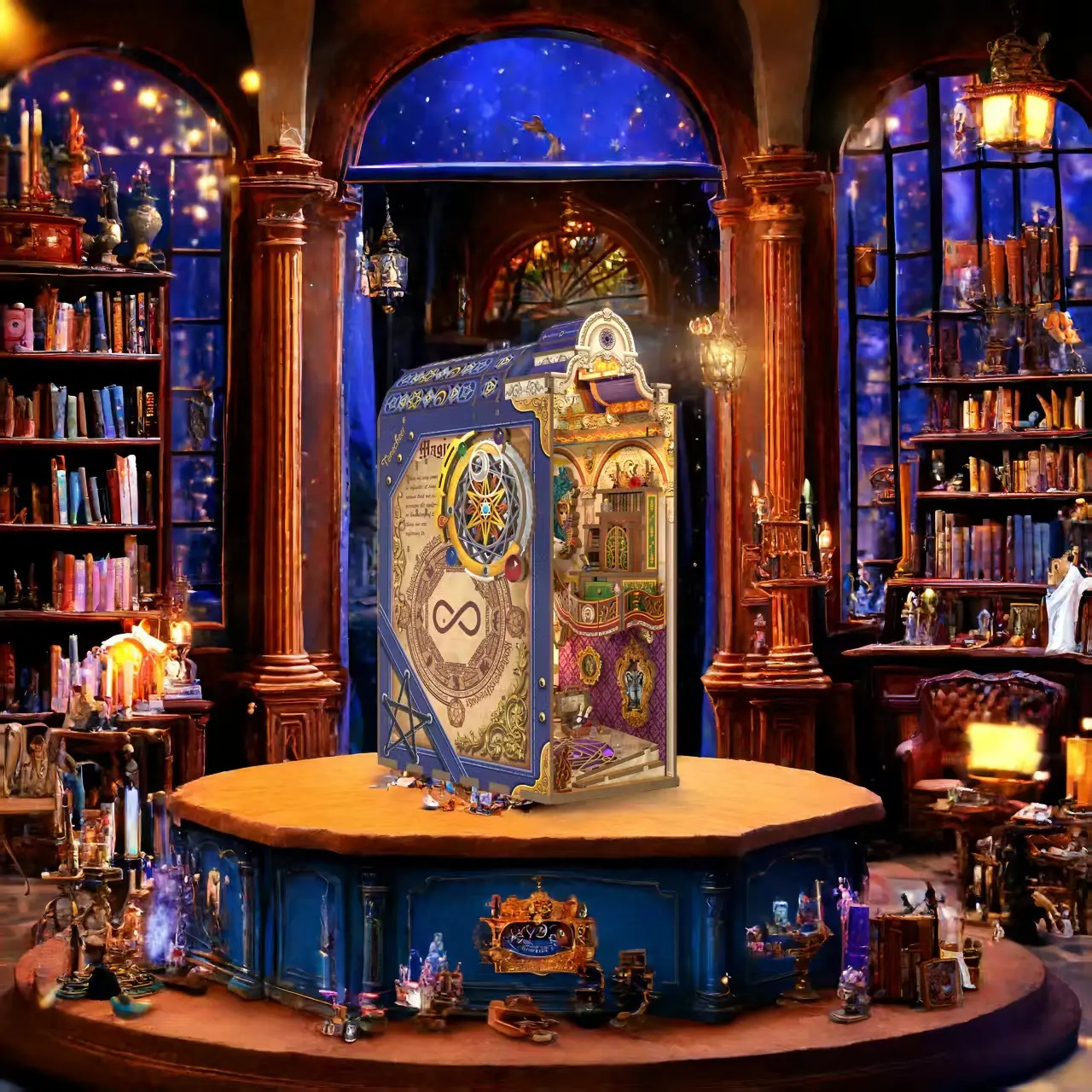 Magical Library DIY Book Nook Kit  