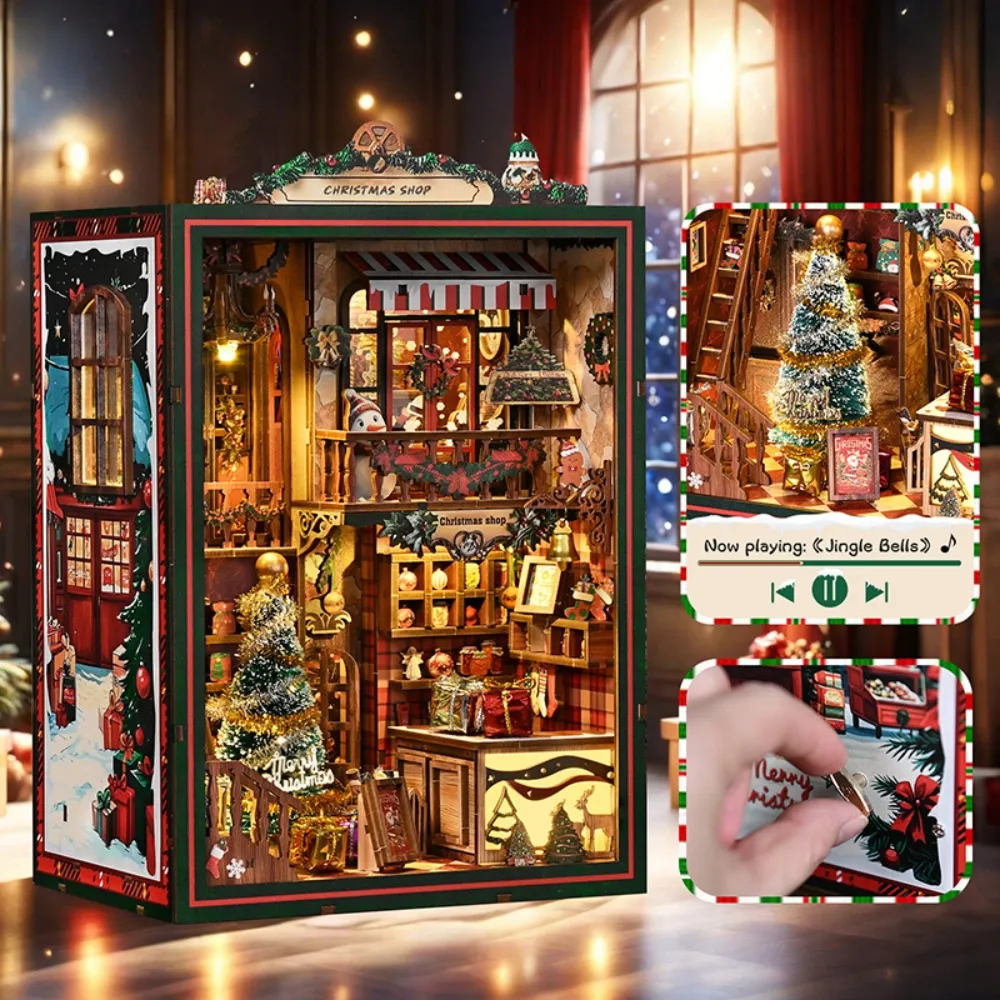 Christmas Shop DIY Book Nook Kit