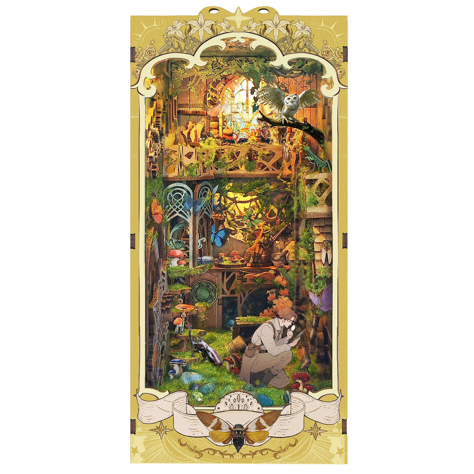 Insect Story DIY Book Nook Kit-Book Nook World