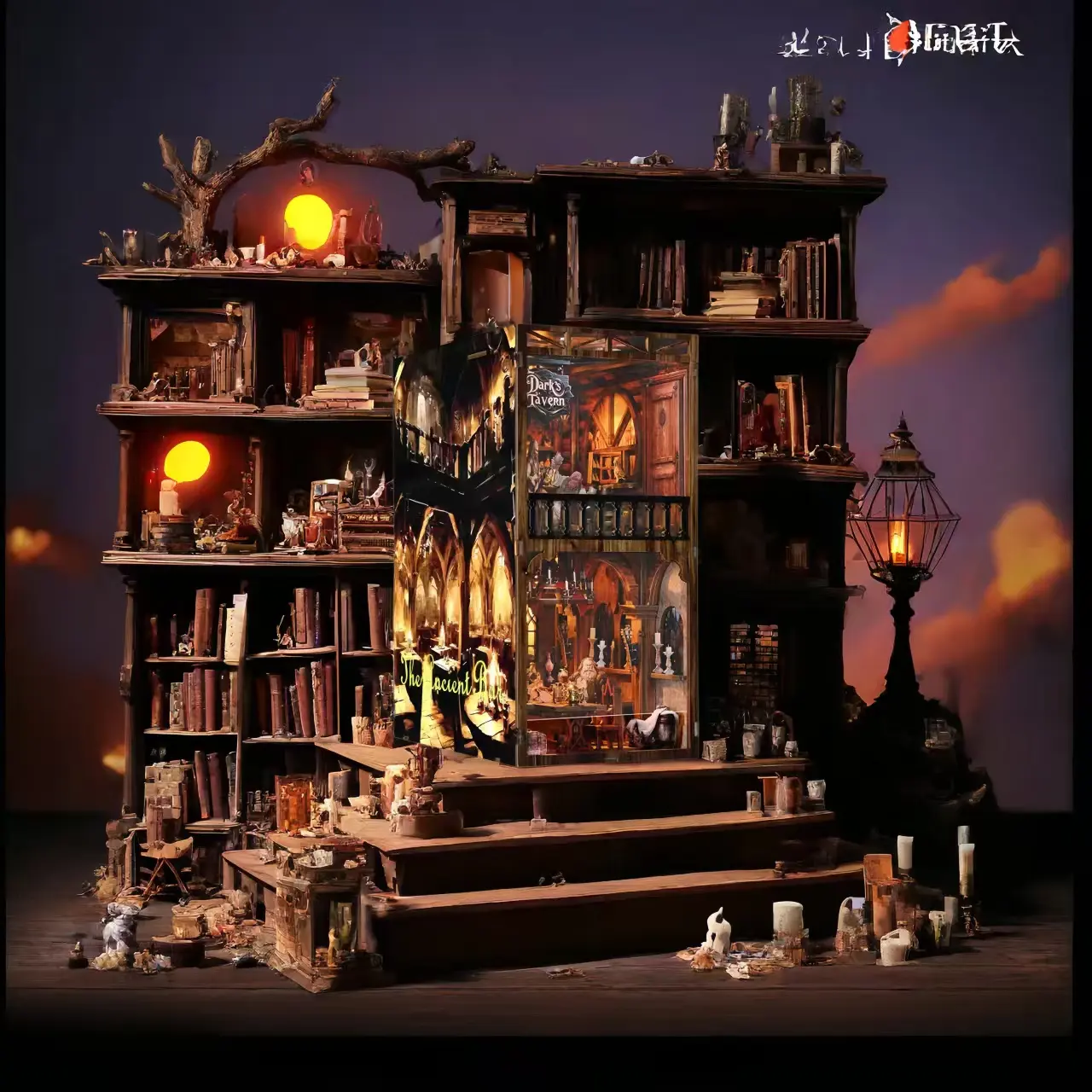 The Ancient Bar DIY Book Nook Kit