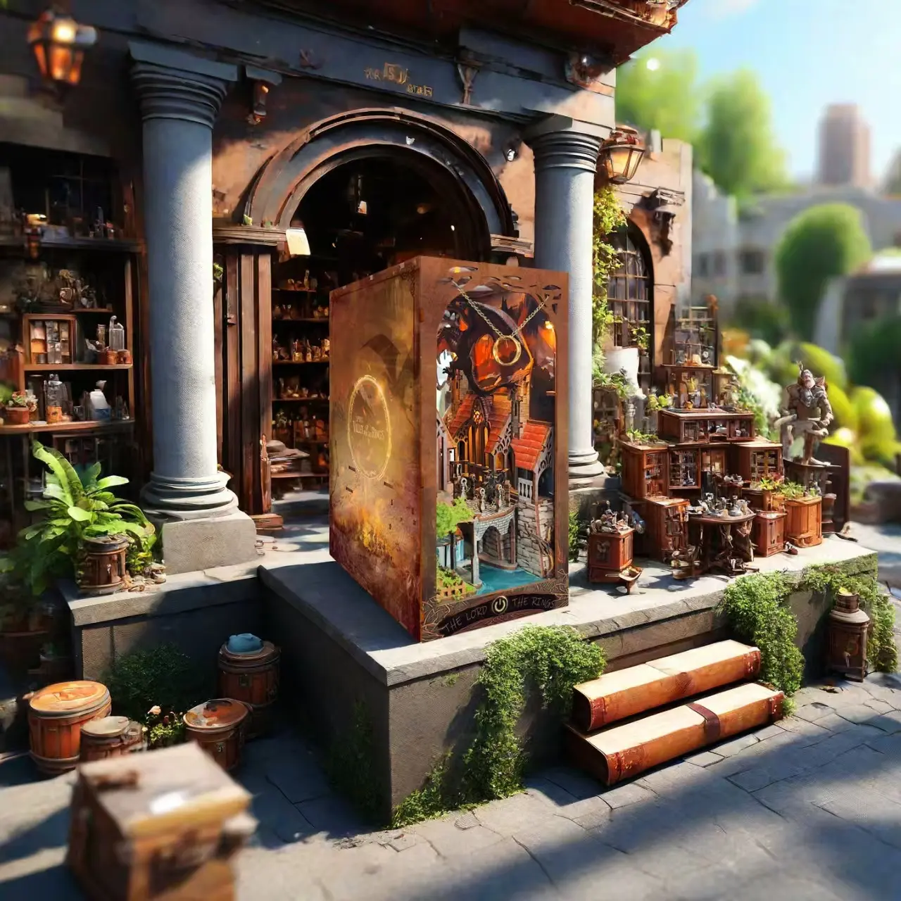 L.O.T.R | Spirit Valley of the Magic Ring DIY Book Nook Kit