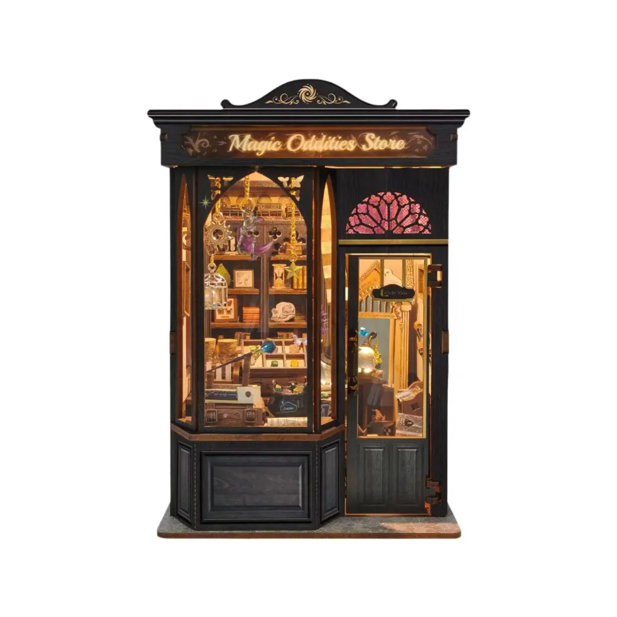Magic Oddities Store DIY Book Nook Kit build details