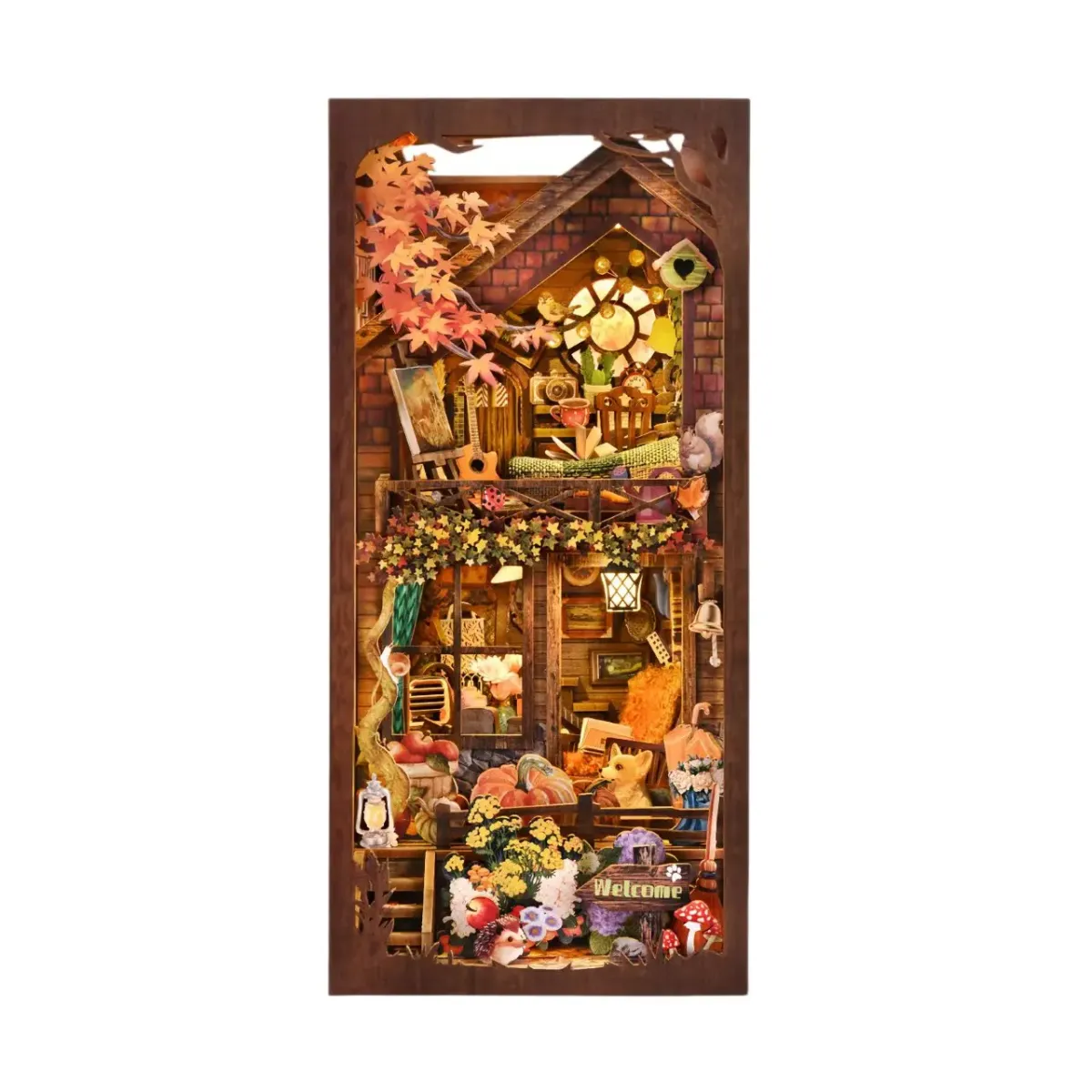 Bouwdetails van Twilight Cottage DIY Boekenhoek Kit