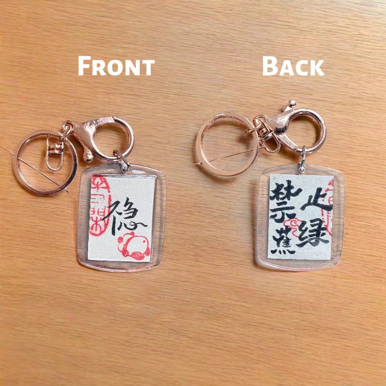 Handmade Chinese Calligraphy Tassel Charms | Meaningful Blessing Gifts