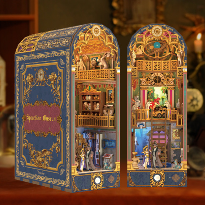 Spacetime Museum DIY Book Nook Kit (With Dust Cover)-Book Nook World