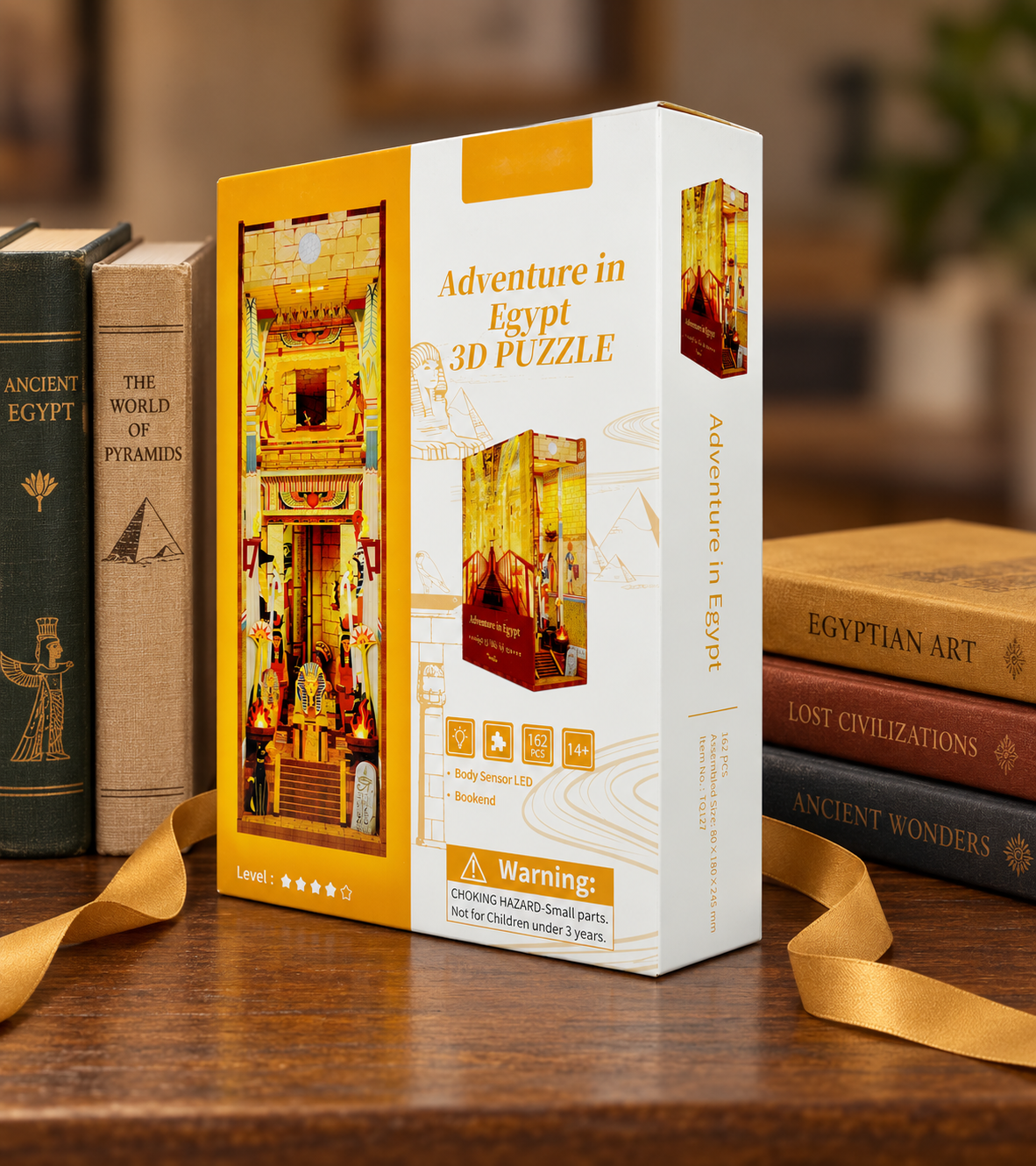 Adventure in Egypt DIY Book Nook Kit build detail