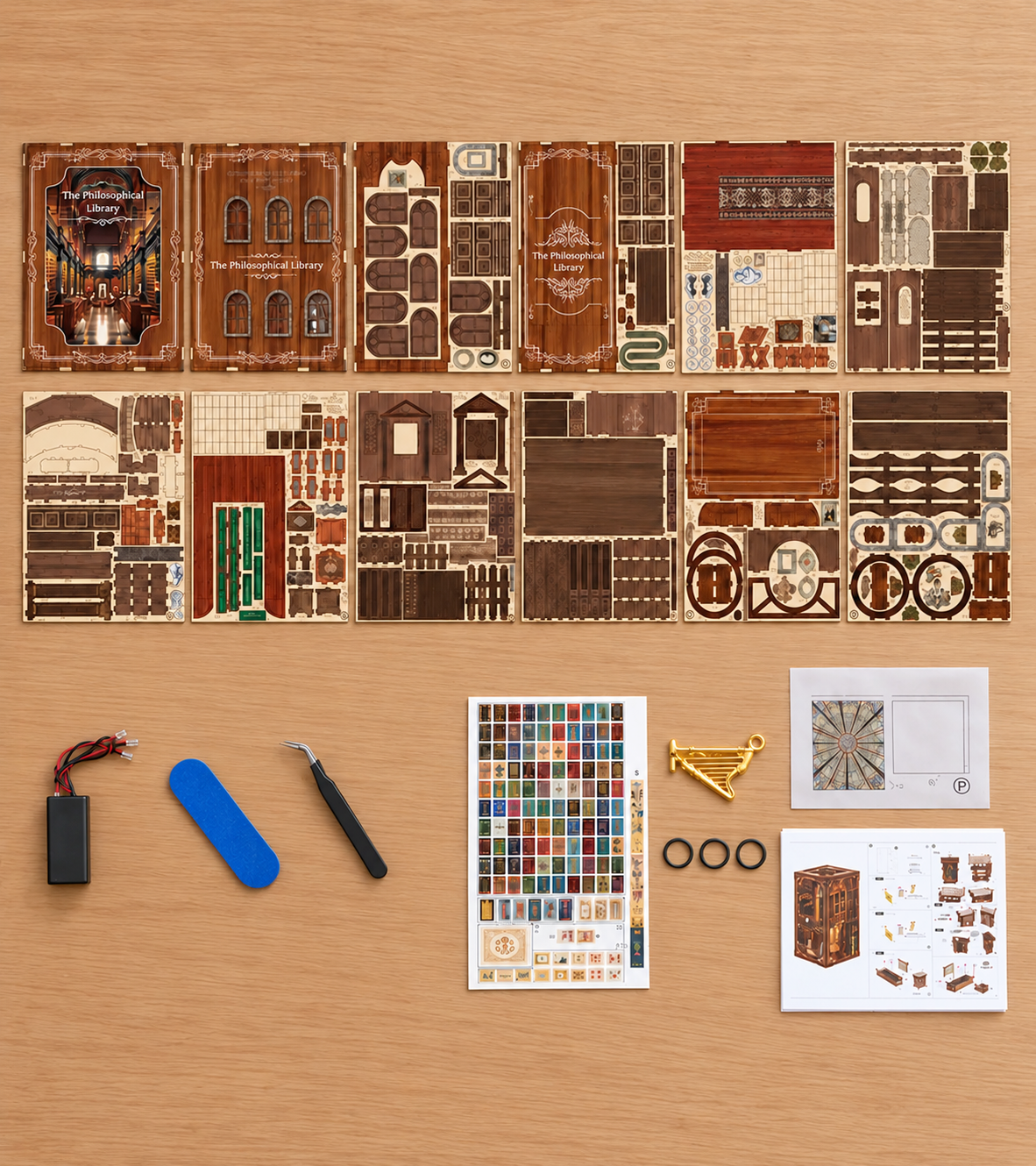 Baudetail von Das DIY-Buchecken-Set der Philosophischen Bibliothek