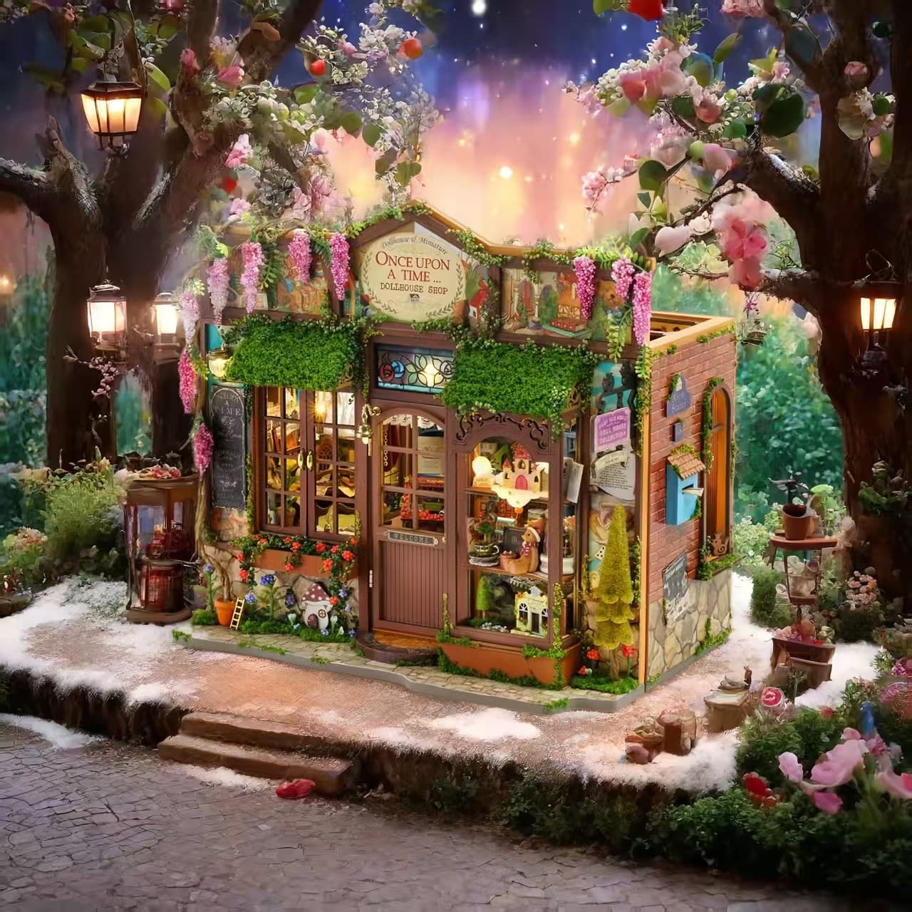 Fairy Tale Wonderhouse Mini House Kit l DIY Miniature Kit